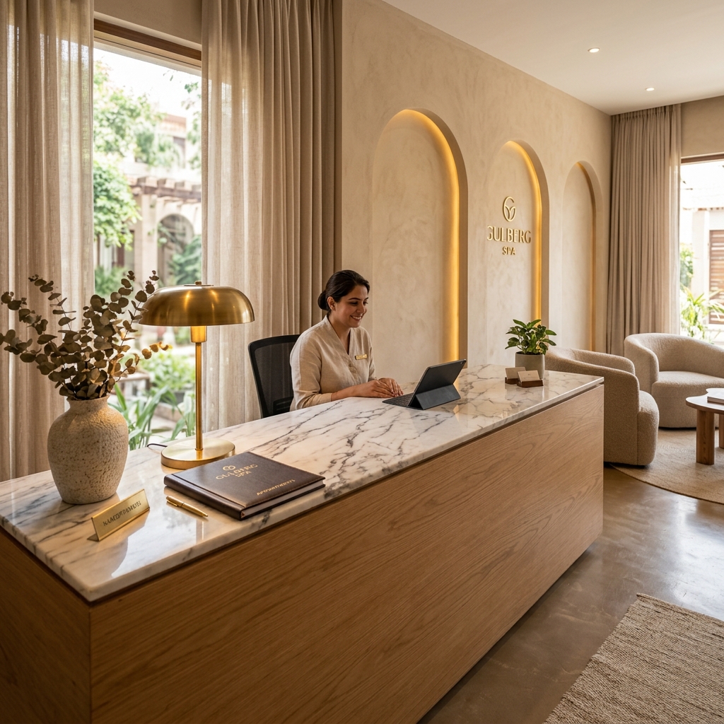 Spa reception