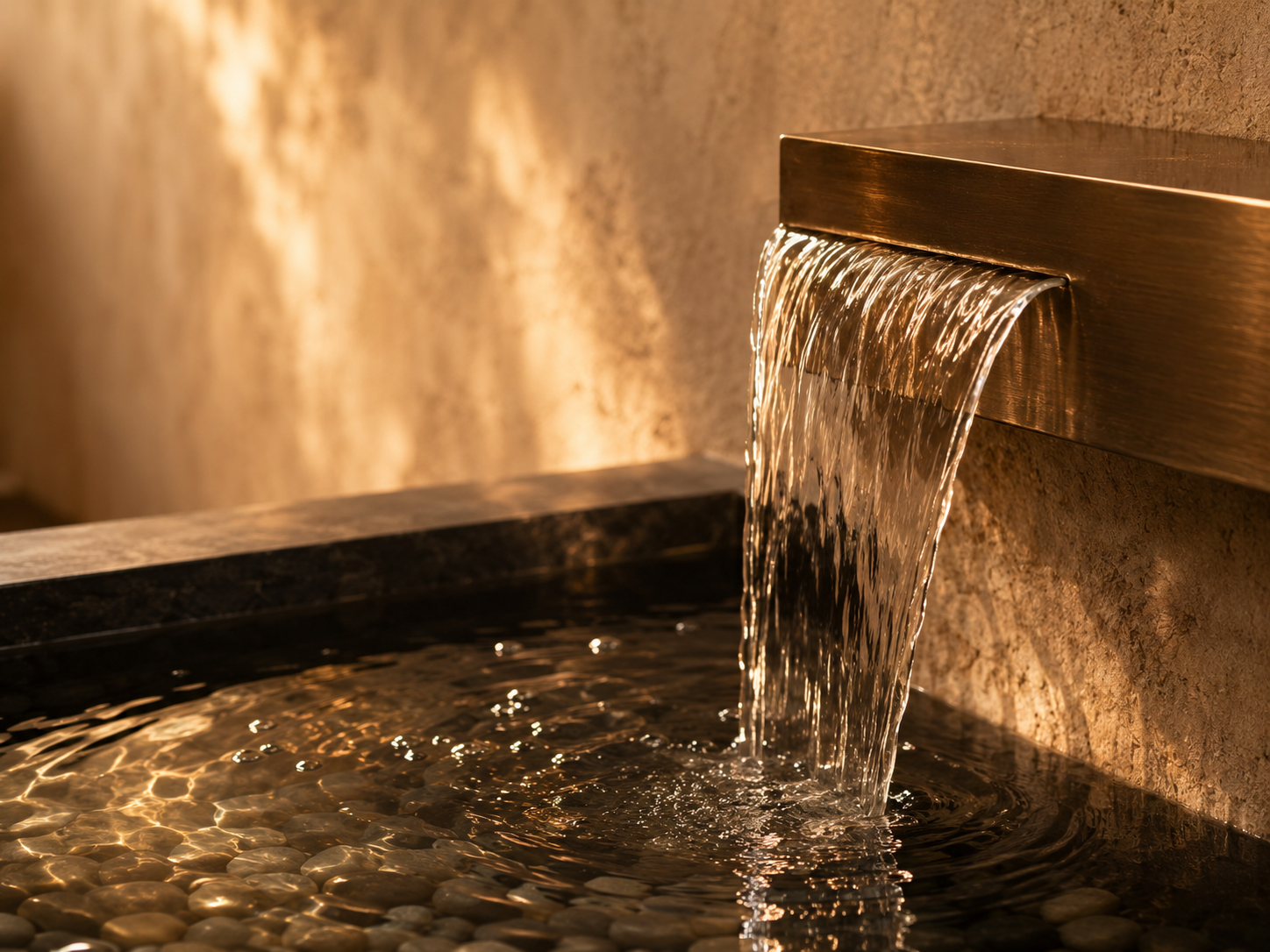 Spa water features