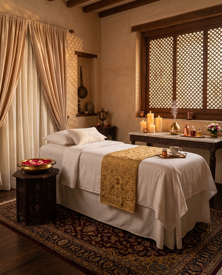 Luxury spa interior